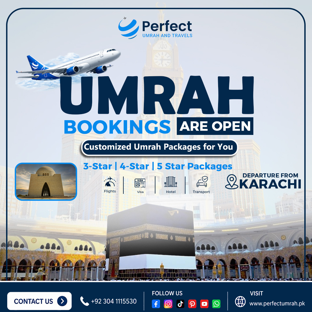 Umrah Booking Are Open From Karachi